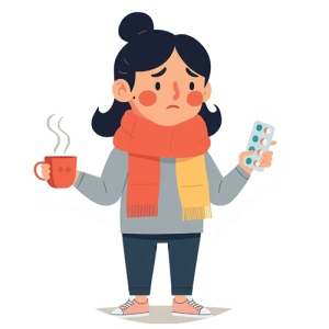 Cold-Cough Abdominal-Pain